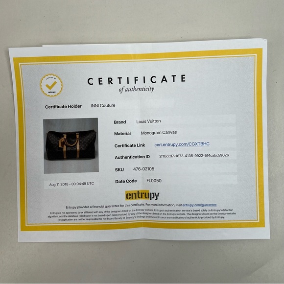 Louis Vuitton Keepall 45 Monogram Coated Canvas Travel Bag Duffle Weekender - Picture 5 of 14